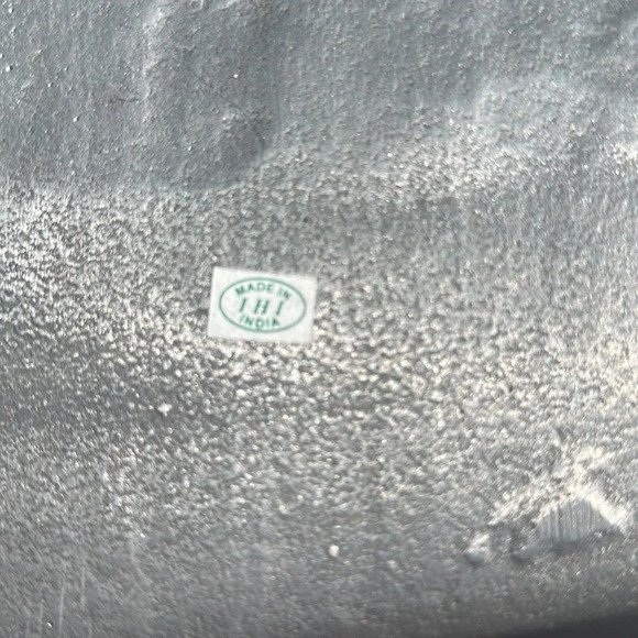 Pewter Palm Tree Tray - Made in India - VGUC - Picture 4 of 4